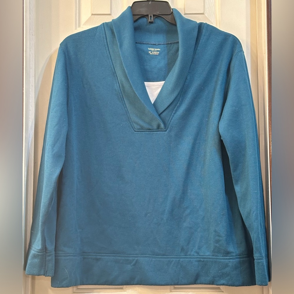 Bobbie Brooks Blue Top, Size XL (18W)
